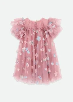 Marlowe Petal Tulle Dress Lilac Rose -Angels-Face Shop Marlowe Dress Lilac Back