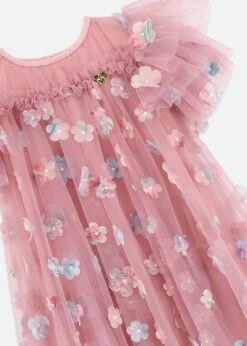 Marlowe Petal Tulle Dress Lilac Rose -Angels-Face Shop Marlowe Dress Lilac Detail