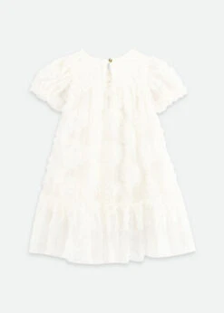 Marta 3D Flower Dress Snowdrop 7 Marta 3D Flower Dress Snowdrop -Angels-Face Shop Marta Dress Snowdrop Back