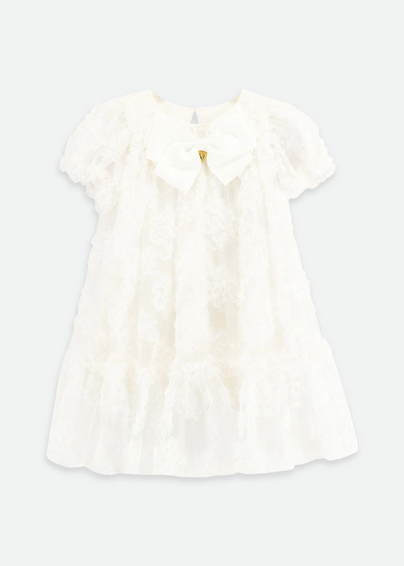 Marta 3D Flower Dress Snowdrop 1 Marta 3D Flower Dress Snowdrop