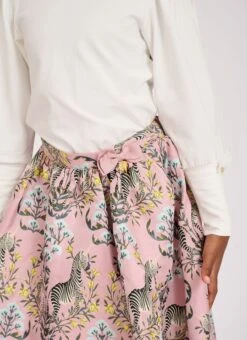 Marty Skirt Rose Zebra -Angels-Face Shop Marty Skirt Tea Rose Lifestyle 1
