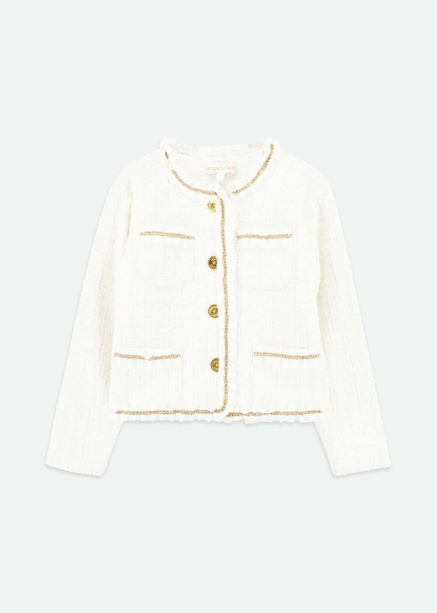 Mary Tweed Jacket Snowdrop 1 Mary Tweed Jacket Snowdrop