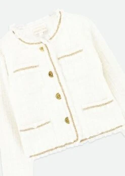 Mary Tweed Jacket Snowdrop 8 Mary Tweed Jacket Snowdrop -Angels-Face Shop Mary Jacket Snowdrop detail