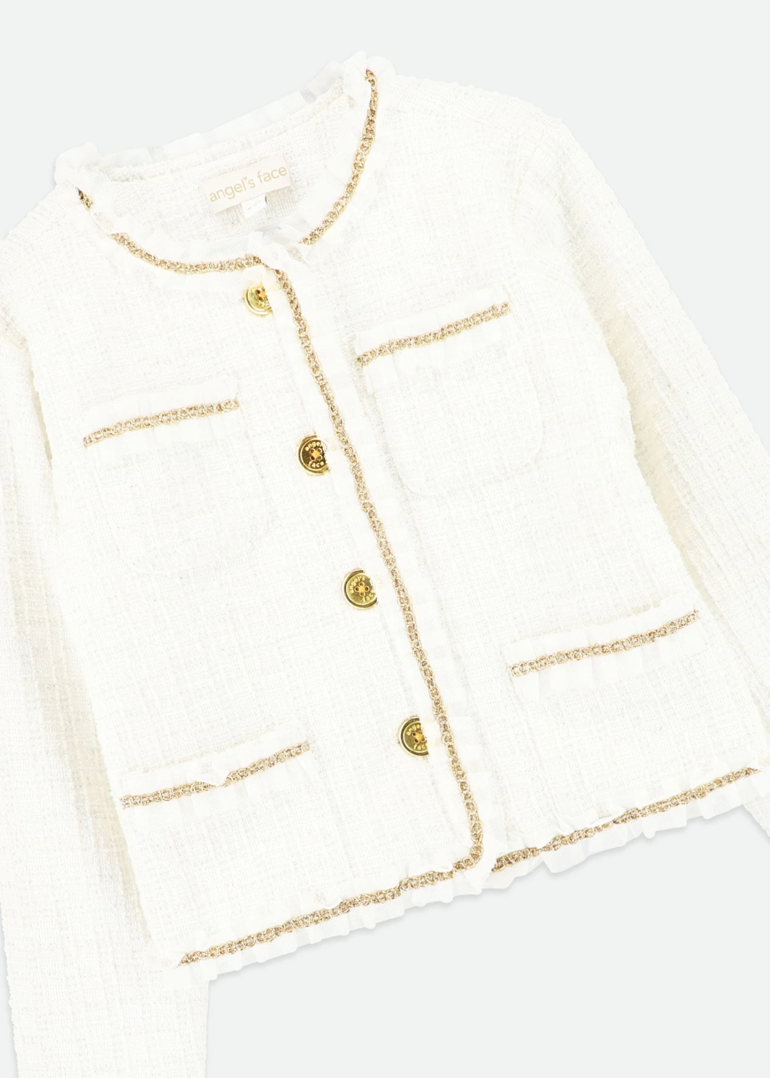 Mary Tweed Jacket Snowdrop 4 Mary Tweed Jacket Snowdrop - Image 4