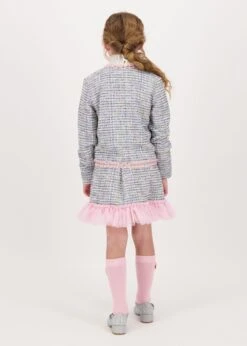 Marylou Jacket & Skirt Set Blue -Angels-Face Shop Marylou Set Blue Lifestyle 2