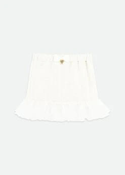 Marylouise Tweed Skirt Snowdrop