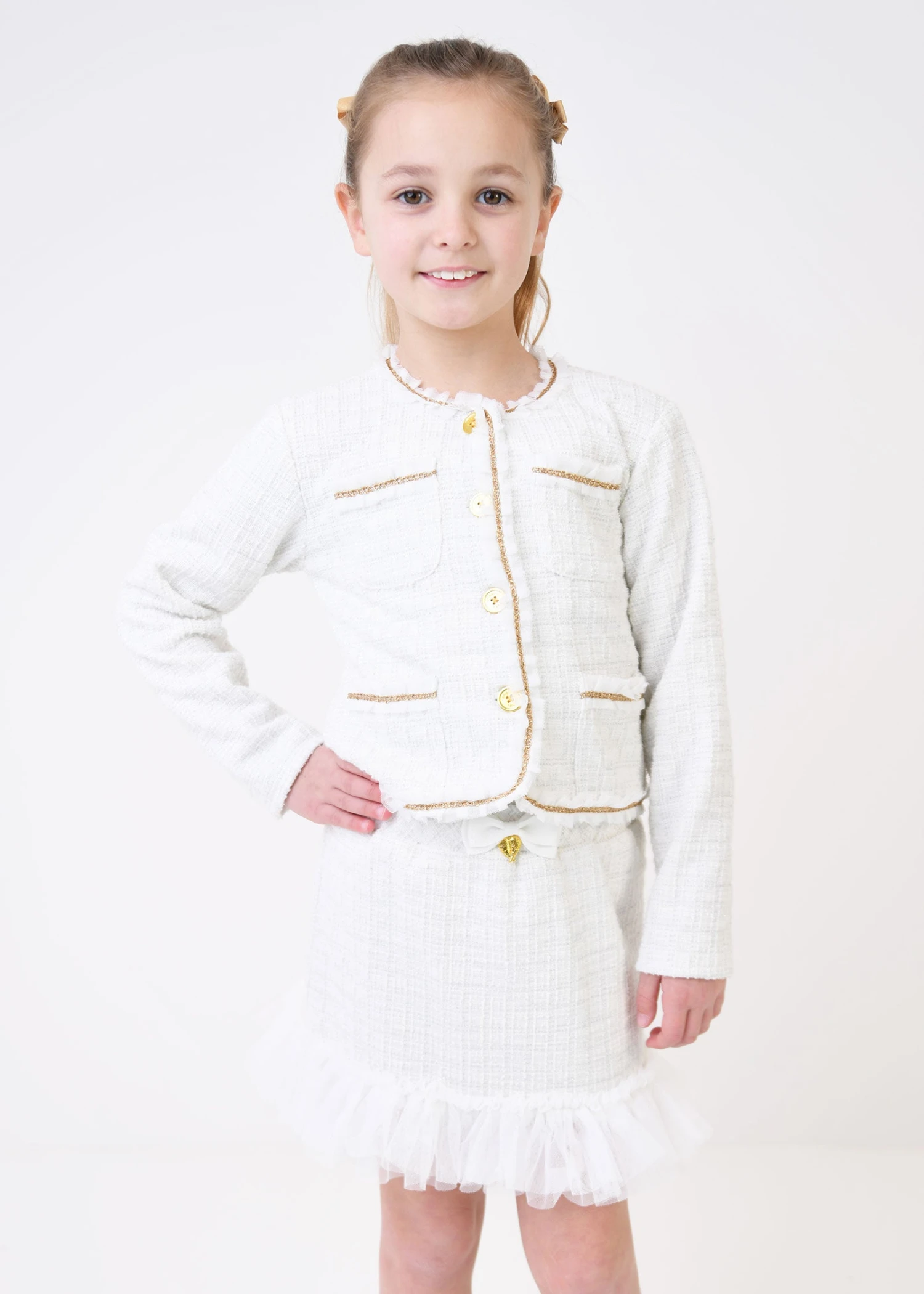 Mary Tweed Jacket Snowdrop 3 Mary Tweed Jacket Snowdrop - Image 3