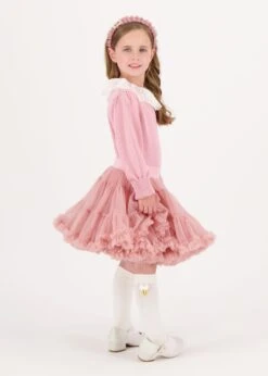 Meg Lace Collar Jumper Tea Rose 9 Meg Lace Collar Jumper Tea Rose -Angels-Face Shop Meg Jumper Tea Rose Lifestyle 1