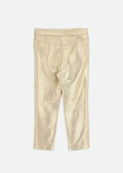 Merrylegs Metallic Jeggings Gold -Angels-Face Shop Merry Leggings Gold Back