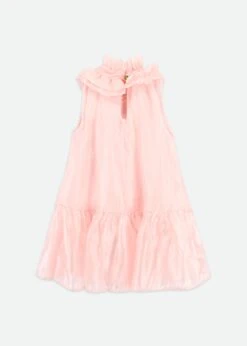 Mila Rose Detail Dress Pale Pink -Angels-Face Shop Mila Dress Pink Back