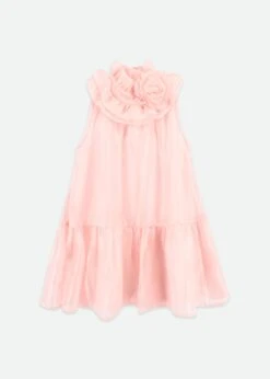 Mila Rose Detail Dress Pale Pink