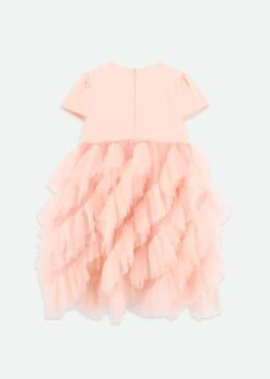 Mille Feuille Dress Peach 13 Mille Feuille Dress Peach -Angels-Face Shop MilleFeuille Dress Peach Back