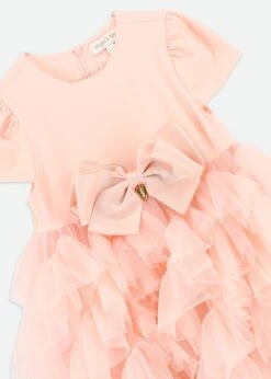 Mille Feuille Dress Peach 12 Mille Feuille Dress Peach -Angels-Face Shop MilleFeuille Dress Peach Detail