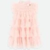 Mitzi Sparkle Tiered Dress Pale Pink