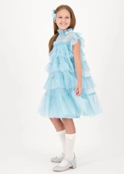 Mitzi Sparkle Dress Porcelain Blue -Angels-Face Shop Mitzi Dress Porcelain Blue Lifestyle 2