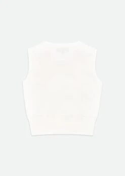 Morag Sleeveless Knit Snowdrop -Angels-Face Shop Morag Top Snowdrop Back