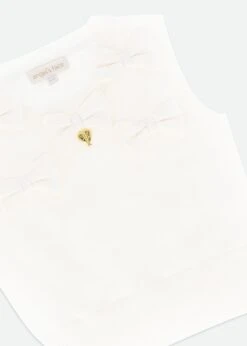 Morag Sleeveless Knit Snowdrop -Angels-Face Shop Morag Top Snowdrop Detail