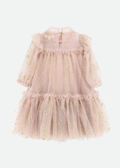 Myrtle Star Dress Champagne 9 Myrtle Star Dress Champagne -Angels-Face Shop Myrtle Dress Champagne Back