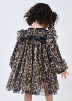 Nadiya Baby Leopard Dress Black 6 Nadiya Baby Leopard Dress Black -Angels-Face Shop Nadiya Baby Dress Leopard Lifestyle 1