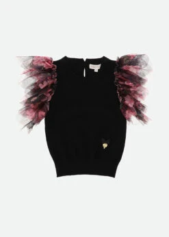 Nakita Kew Knitted Top Black