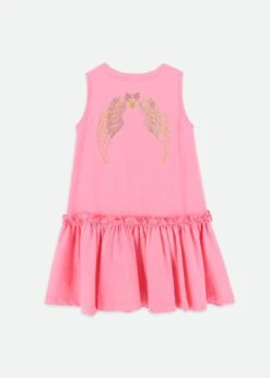 Navigator Printed Wings Dress Begonia Pink -Angels-Face Shop Navigator Dress Begonia Back