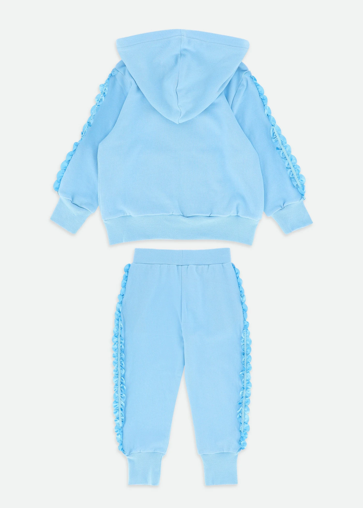 Nerys Satin Trim Tracksuit Baby Blue 7 Nerys Satin Trim Tracksuit Baby Blue - Image 7