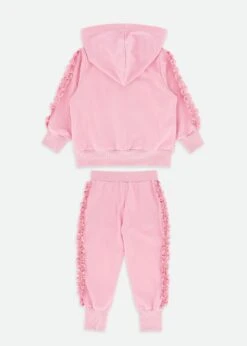 Nerys Satin Trim Tracksuit Tea Rose -Angels-Face Shop Nerys Tracksuit Tearose Back