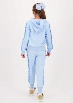 Nerys Satin Trim Tracksuit Baby Blue 11 Nerys Satin Trim Tracksuit Baby Blue -Angels-Face Shop Nerys Tracksuit Blue Lifestyle 2