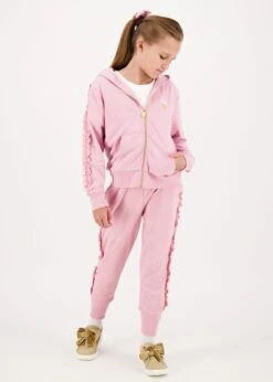 Nerys Satin Trim Tracksuit Tea Rose -Angels-Face Shop Nerys Tracksuit Tea Rose Lifestyle 3