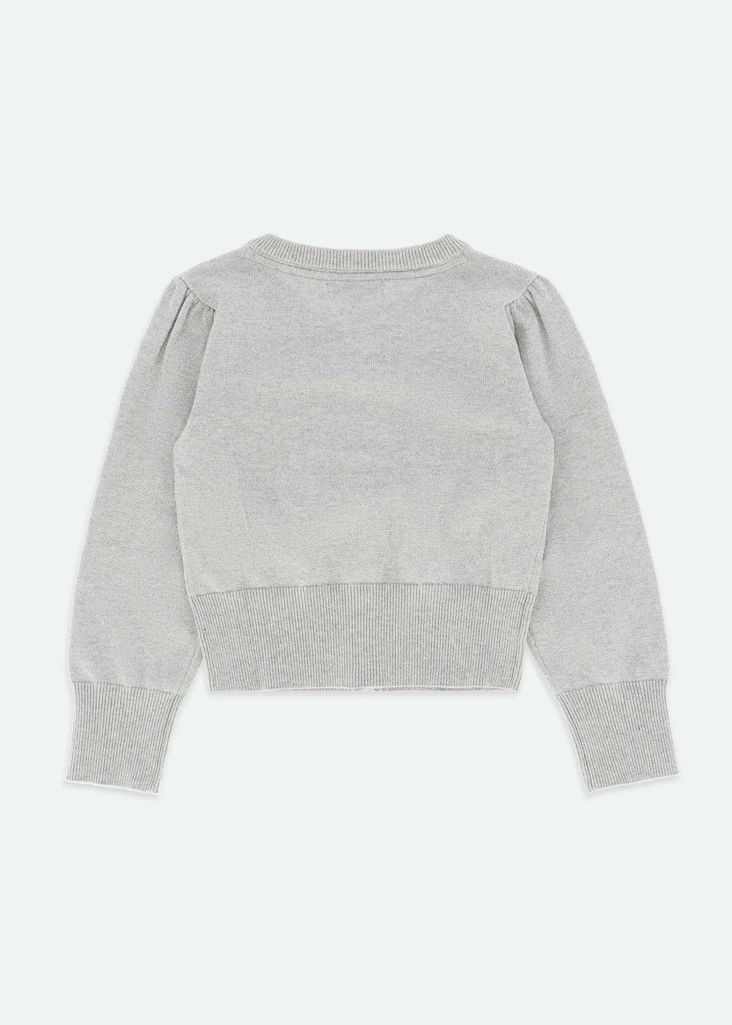 Nikki Metallic Cardigan Silver 5 Nikki Metallic Cardigan Silver - Image 5