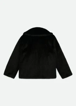 Nola Fur Jacket Black -Angels-Face Shop Nola Jacket Black Back