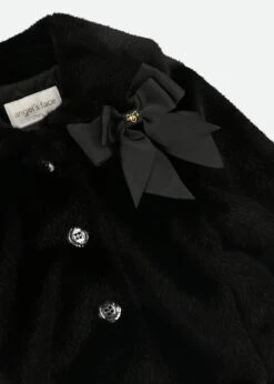 Nola Fur Jacket Black -Angels-Face Shop Nola Jacket Black Detail