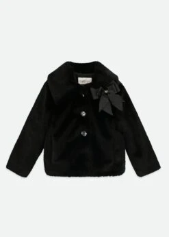 Nola Fur Jacket Black