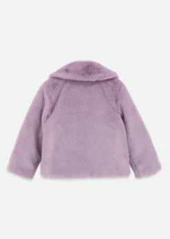 Nola Fur Jacket Lilac -Angels-Face Shop Nola Jacket Lilac Back