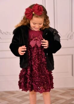 Nola Fur Jacket Black -Angels-Face Shop Nola Jacket Black Lifestyle 2