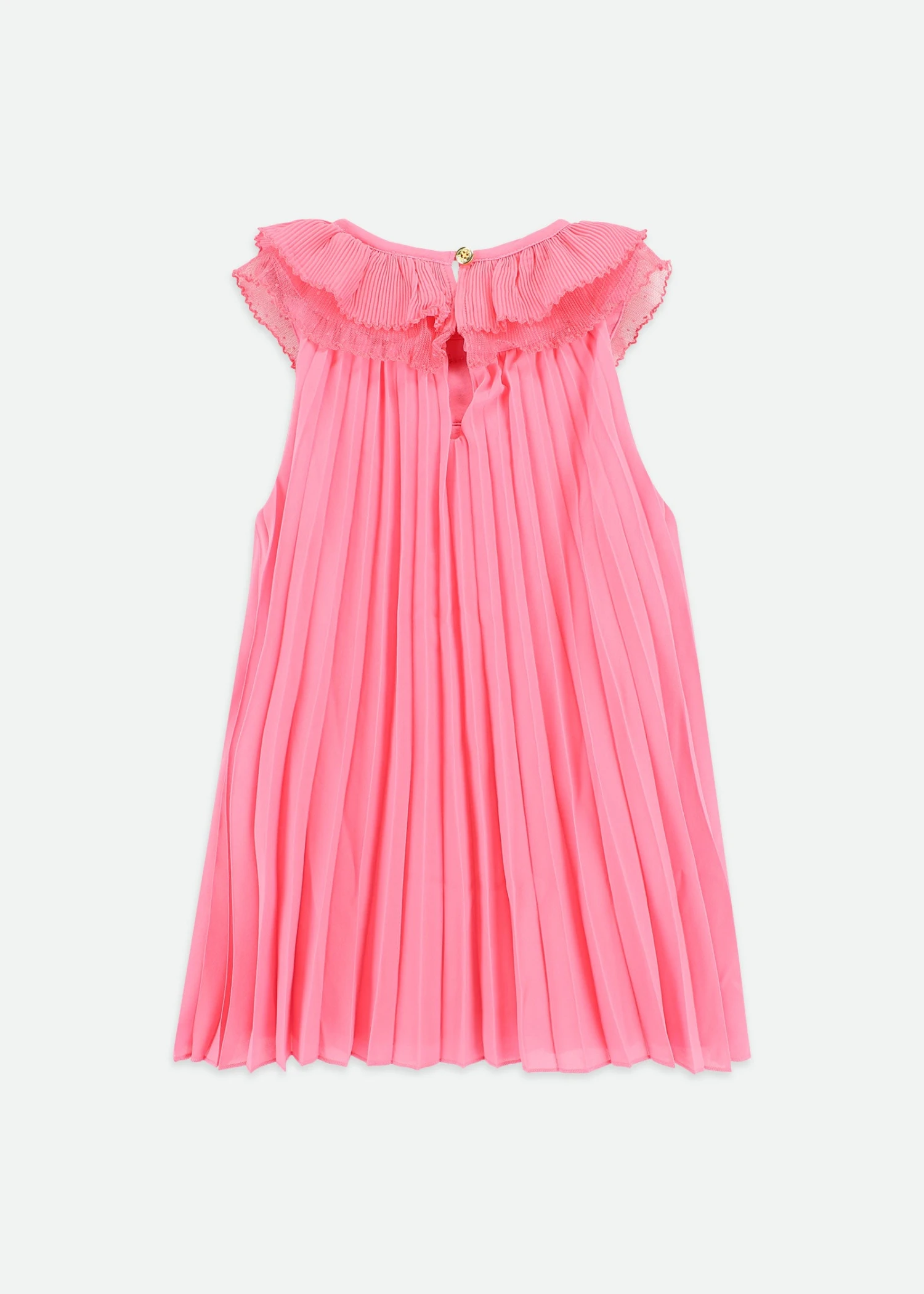 Norma Pleated Dress Begonia Pink 4 Norma Pleated Dress Begonia Pink - Image 4