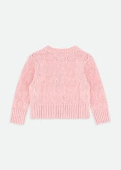Nottingham Knit Jumper Pink -Angels-Face Shop Nottingham Jumper Pink Back
