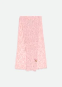 Nottingham Knit Scarf Pink 5 Nottingham Knit Scarf Pink -Angels-Face Shop Nottingham Scarf Pink 1