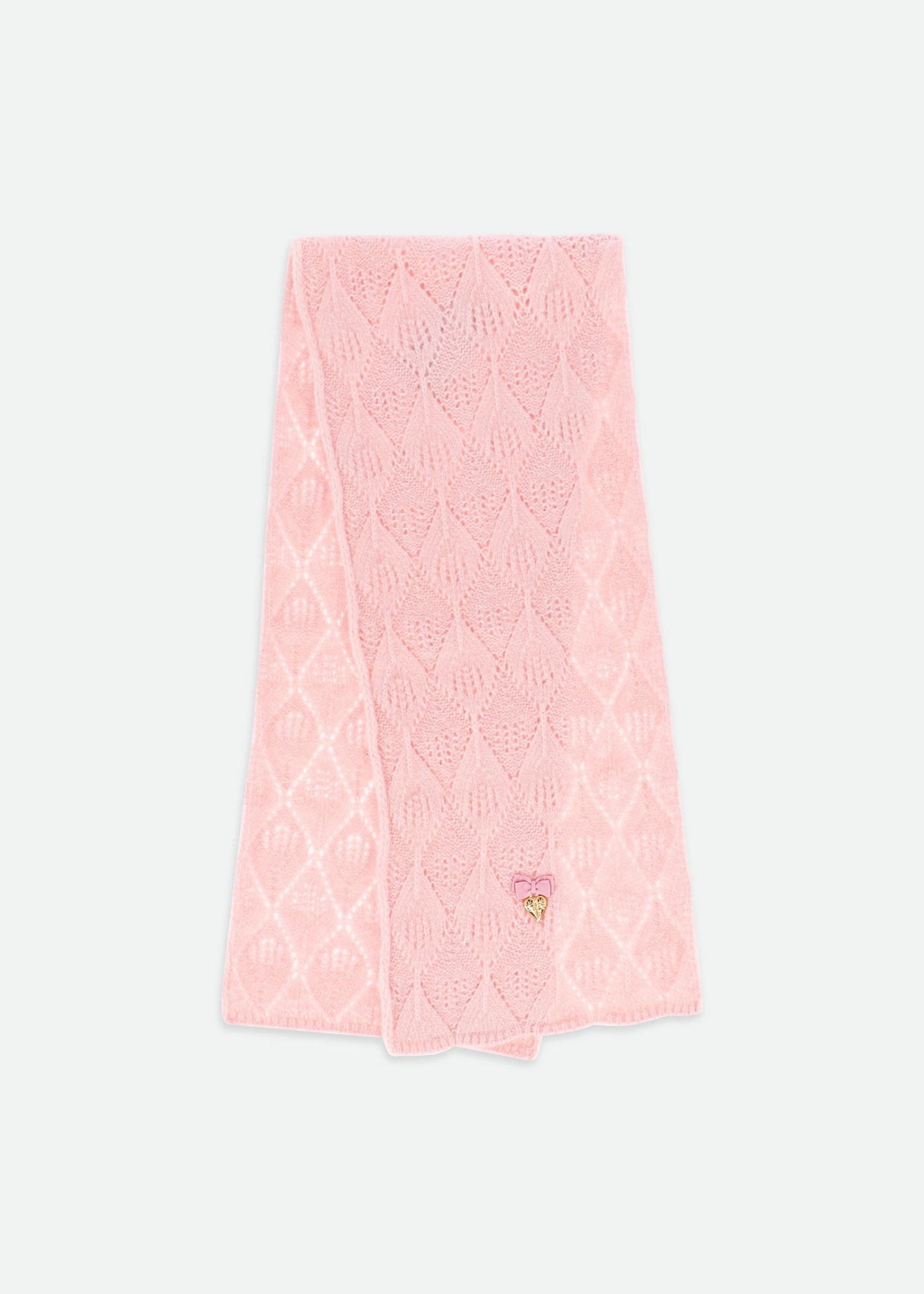 Nottingham Knit Scarf Pink 3 Nottingham Knit Scarf Pink - Image 3