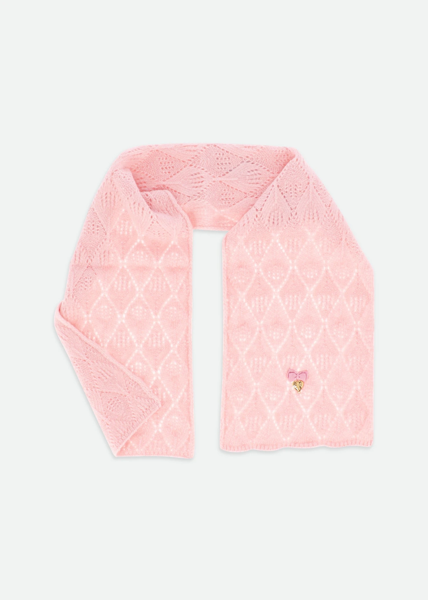 Nottingham Knit Scarf Pink 1 Nottingham Knit Scarf Pink