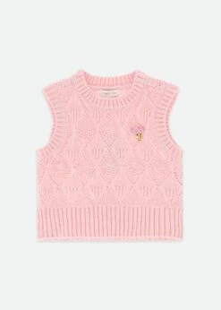 Nottingham Knit Sleeveles Pink