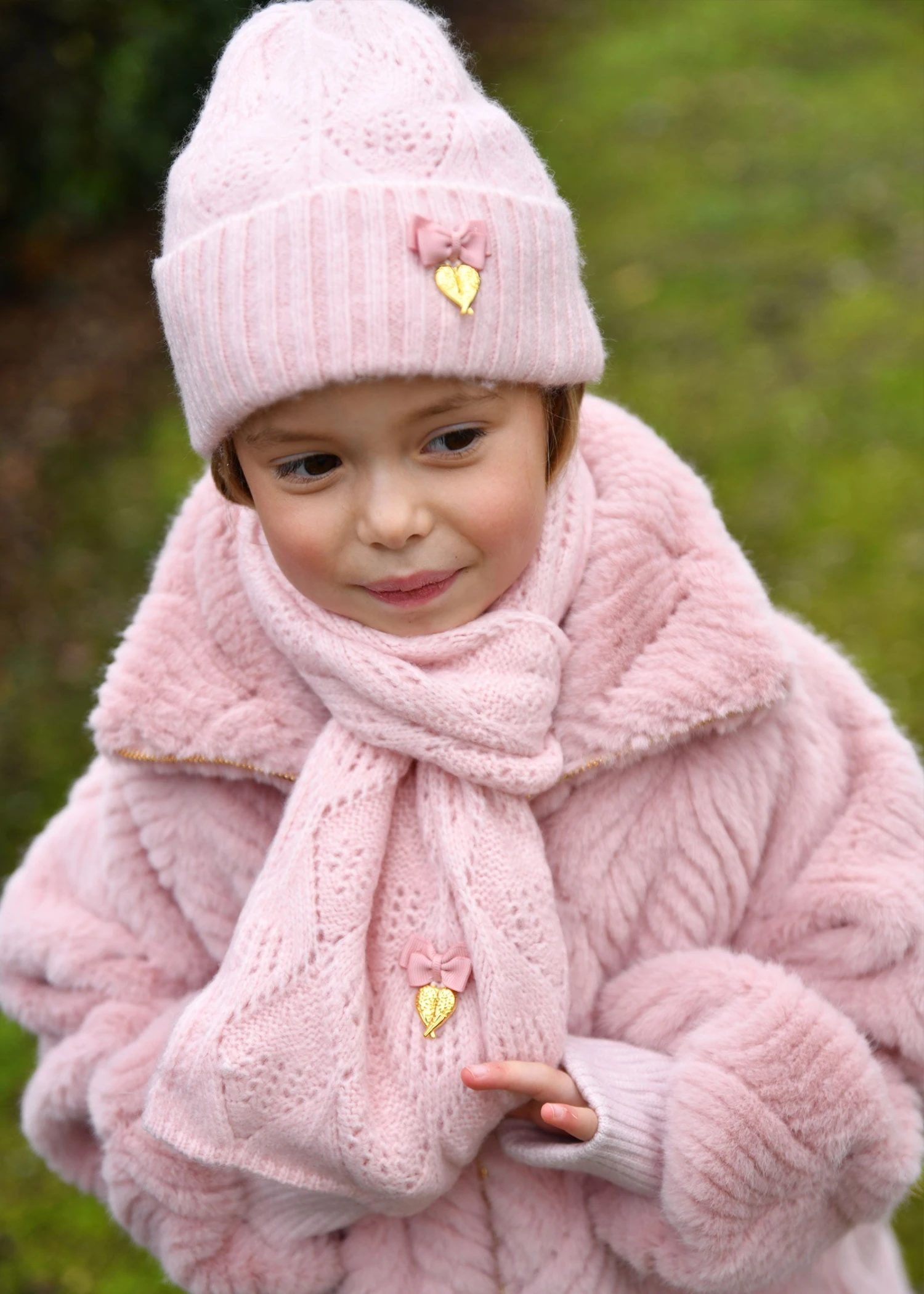 Nottingham Knit Hat Pink 2 Nottingham Knit Hat Pink - Image 2