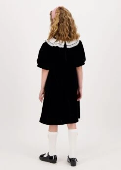 Oprah Velvet Dress Black 10 Oprah Velvet Dress Black -Angels-Face Shop Oprah Dress Black Lifestyle 2