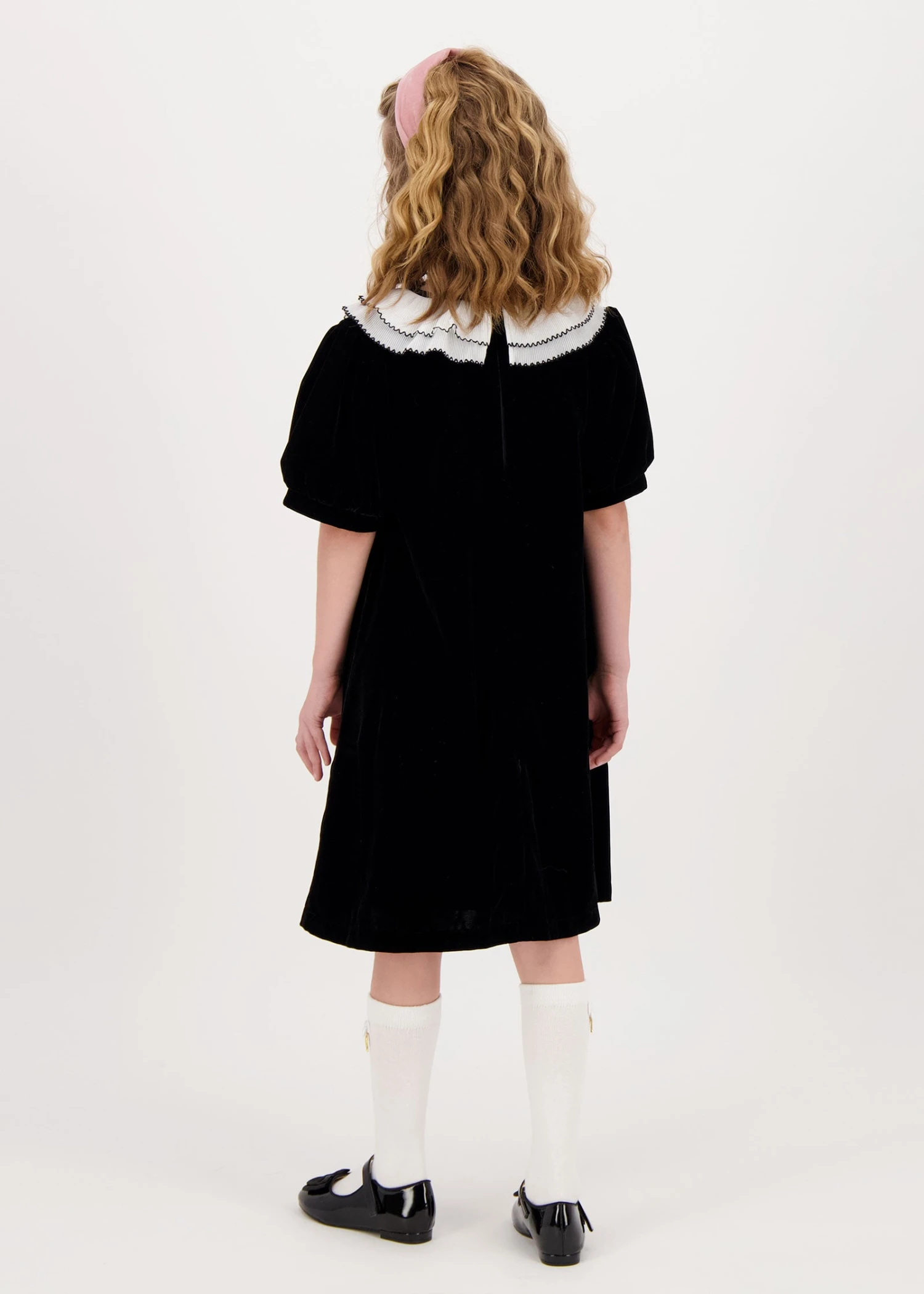 Oprah Velvet Dress Black 5 Oprah Velvet Dress Black - Image 5