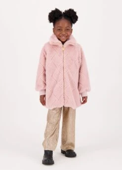 Oscars Fur Weave Jacket Tea Rose -Angels-Face Shop Oscars.Weave Jacket Tea Rose Lifestyle