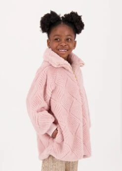 Oscars Fur Weave Jacket Tea Rose -Angels-Face Shop Oscars.Weave Jacket Tea Rose Lifestyle 1