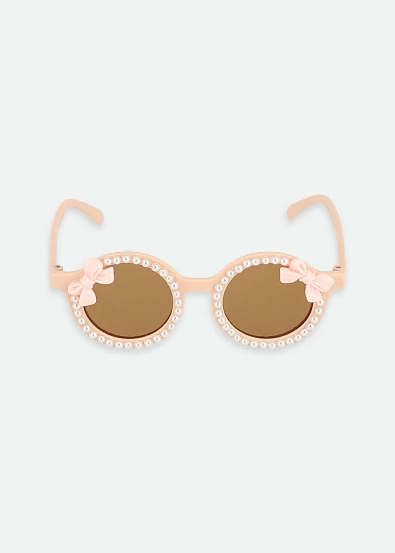 Paige Bow Sunglasses Blush Pink 3 Paige Bow Sunglasses Blush Pink - Image 3
