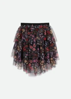Patsy Millifiori Tulle Skirt Black -Angels-Face Shop Patsy Skirt Black Back