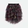Patsy Millifiori Tulle Skirt Black
