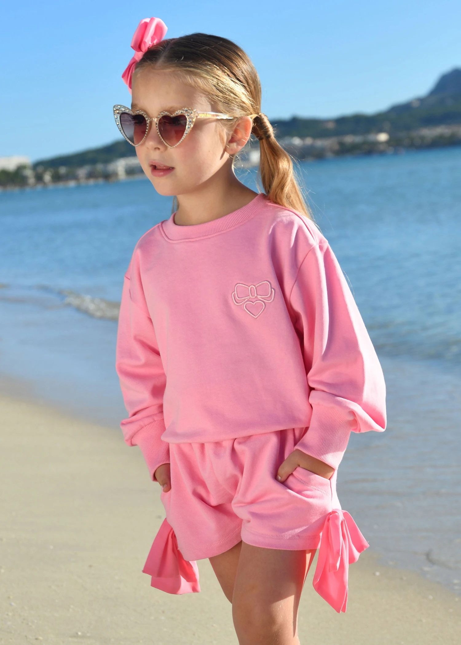 Paulette Top And Shorts Set Begonia Pink 2 Paulette Top And Shorts Set Begonia Pink - Image 2